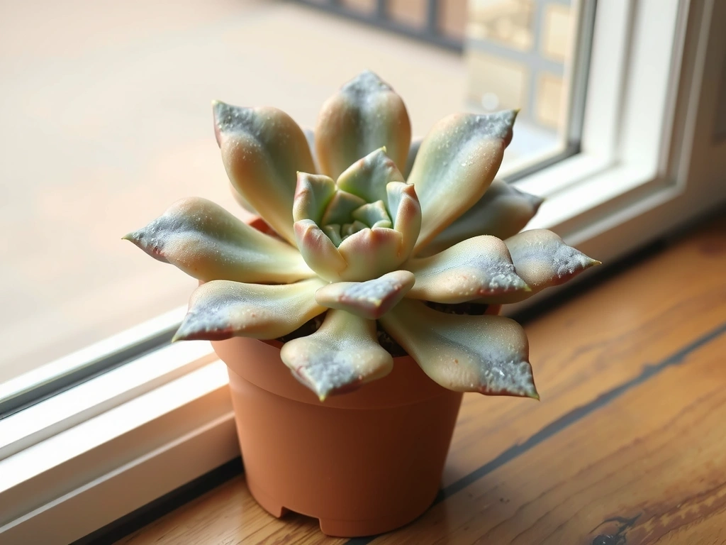 Sukkulenten-Fensterbank